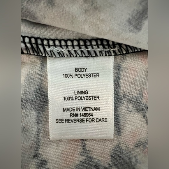 Robbie Bee Signature Halter Tie Back Sleeveless Dress Tie Dye Geometric XL NWT - Picture 9 of 15